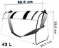 Preview: Maße Reisetasche 43L