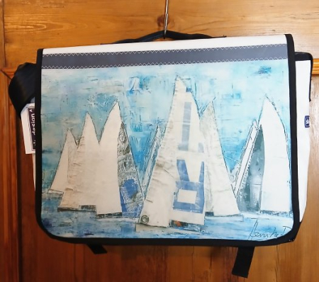 Gepolsterte Laptoptasche_Yachtgemälde
