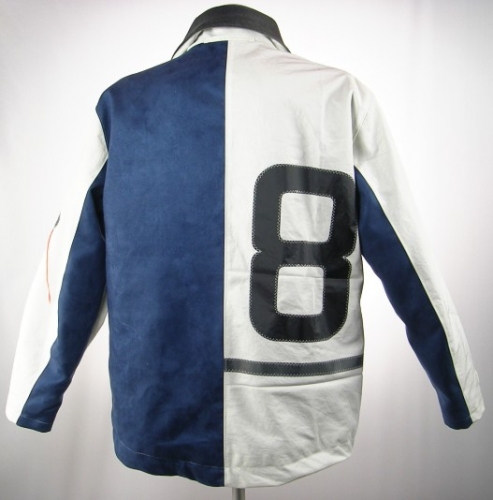 0821 XL 004 Velour-Segeltuchjacke