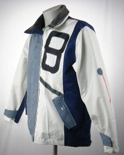 0821 XL 004 Velour-Segeltuchjacke