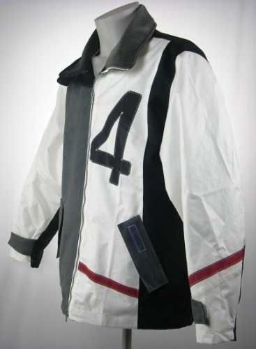 0821 XXL 005 Velour-Segeltuchjacke