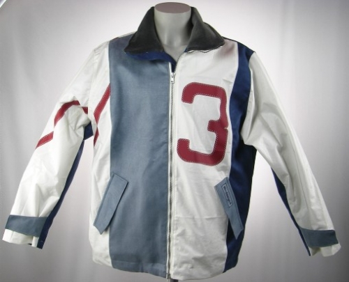 0821 XXL 006 Velour-Segeltuchjacke