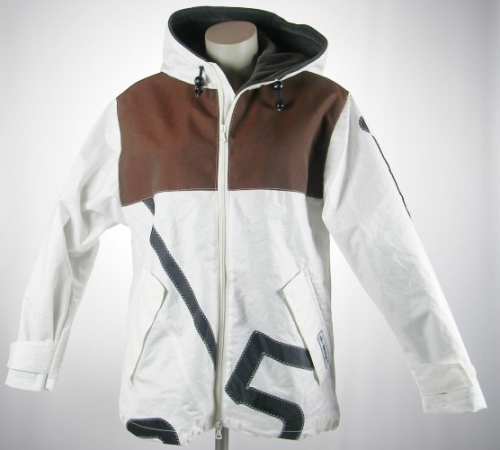 Segeltuchjacke mit Kapuze