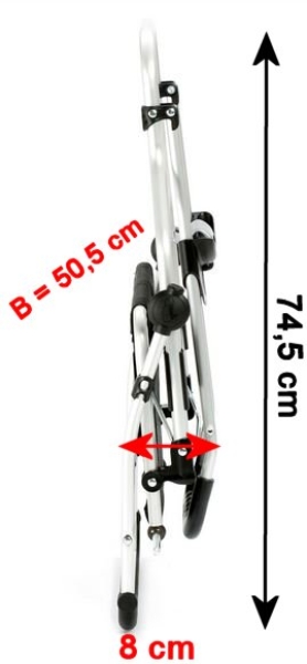 Dimensions of trolley rack