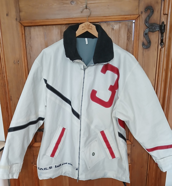 Segeltuchjacke classic mit Kragen